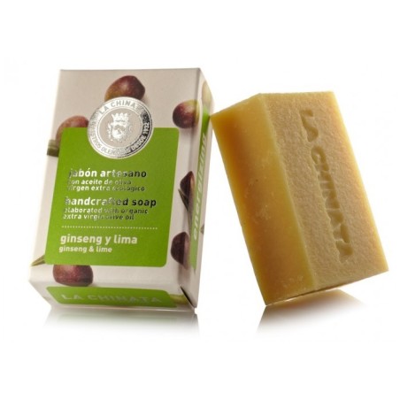 Comprar jabon artesano energizante ginseng lima con aceite de oliva