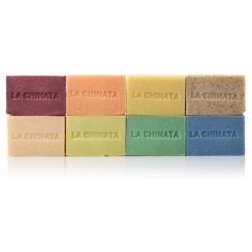 Pastilla de Jabón Artesano Tonificante con Aceite de Oliva Ecológico 'Pomelo Limón' de La Chinata