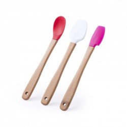 Set cocina Bacet silicona y madera de bambú