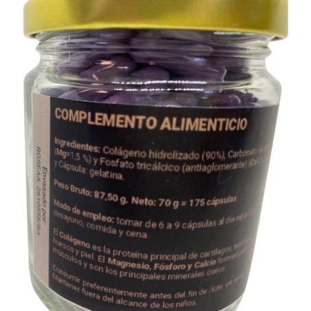 Cápsulas de colágeno, magnesio, fósforo y calcio