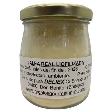 Venta a profesionales de jalea real liofilizada en tarro de 100 gramos