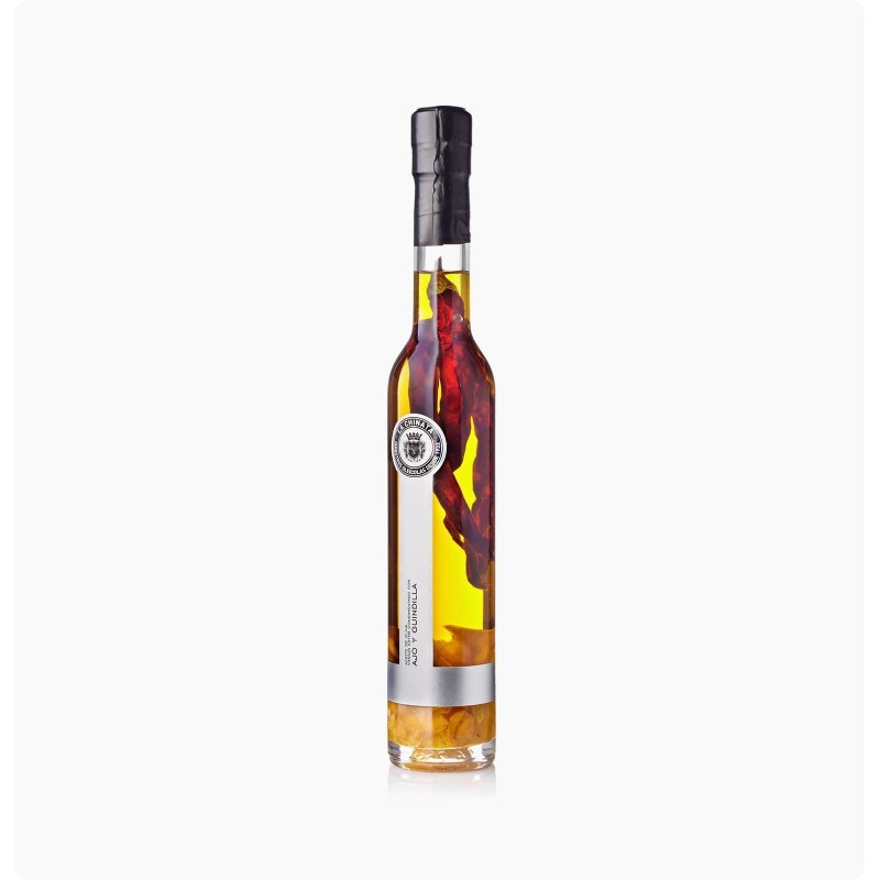 Aceite de Oliva Virgen Extra con ajo y guindilla 250 ml Aceite de Oliva Virgen Extra con ajo y guindilla 250 ml