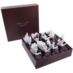 Bombones de higo,trufa chocolate licor Almoharín,producto gourmet