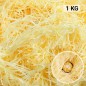 Virutas de papel para rellenar regalos 1 KG color amarillo Virutas de papel para rellenar regalos 1 KG color amarillo