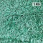 Virutas de papel para rellenar regalos 1 KG color verde agua
