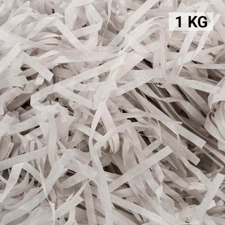 Virutas de papel para rellenar regalos 1 KG color amarillo