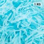 Virutas de papel para rellenar regalos 1 KG color azul Virutas de papel para rellenar regalos 1 KG color azul