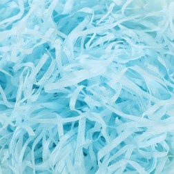 Virutas de papel para rellenar regalos 500 gr. color azul
