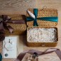 Virutas de papel para rellenar regalos 1 KG color blanco