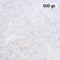 Virutas de papel para rellenar regalos 500 gr. color blanco