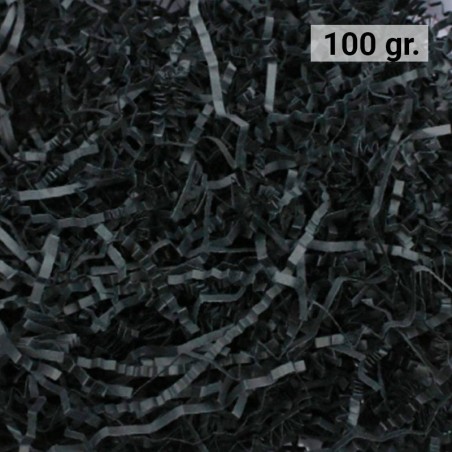 Virutas de papel para rellenar regalos 100 gr. color gris