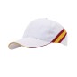 Gorra Bandera España Color Blanco Gorra Bandera España Color Blanco