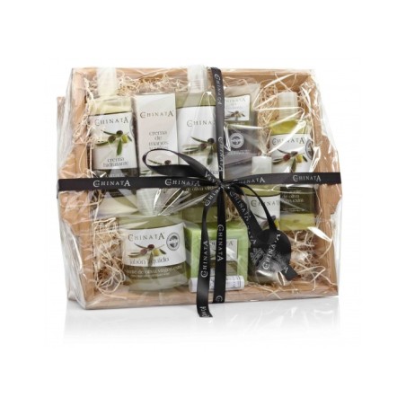 Donde comprar cesta con producto de cosmetica natural de La Chinata