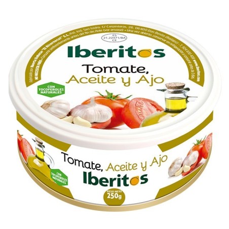 Lata de aceite, ajo y tomate 250 gr Iberitos