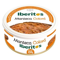 Lata de manteca colorá Iberitos (Desayunos Ibéricos)