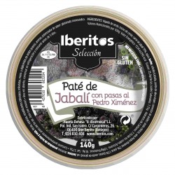 Paté de jabalí con pasas al Pedro Ximenez marca Iberitos