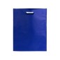 Bolsa de tela con asa troquelada azul Bolsa de tela con asa troquelada azul