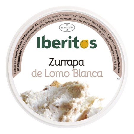 Lata 250 gr de zurrapa de lomo Iberitos