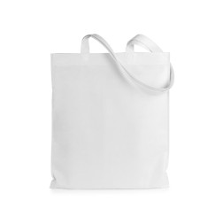 Bolsa con asas de tela amarilla