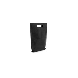 Bolsa de tela con asa troquelada Negro pequeña