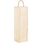 Caja de madera para 1 botella de vino Caja de madera para 1 botella de vino