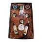 Cesta navidad pequeña con miel, aceite, vinagre, mermeladas, bombones, crema queso y patés para empresa Cesta navidad pequeña con miel, aceite, vinagre, mermeladas, bombones, crema queso y patés para empresa