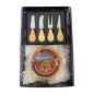 Lote Regalo queso con set de utensilios. Lote Regalo queso con set de utensilios.