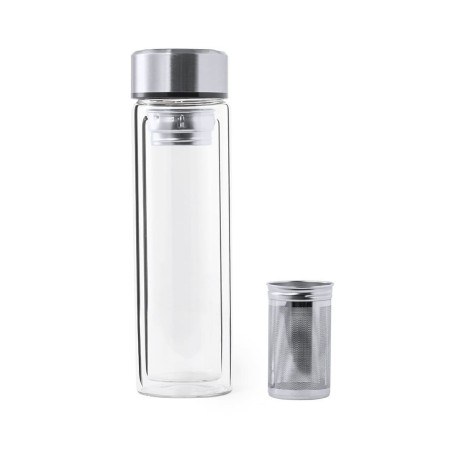 Termo Trasparente Con Medidor de Temperatura y con Infusor