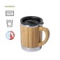 Taza de material Bambú y acero inox termica Taza de material Bambú y acero inox termica