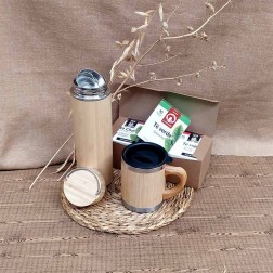Regalo especial para infusiones y tés. Acabados en bambú.