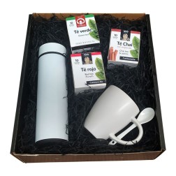 Lote de productos para tomar infusiones en cualquier lugar.