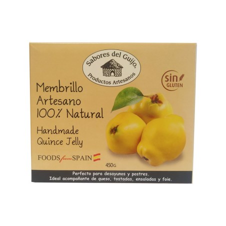 Dulce de membrillo sin gluten.