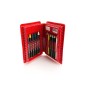 Estuche rojo para que coloren los niños Estuche rojo para que coloren los niños