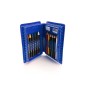 Estuche azul para que coloren los niños Estuche azul para que coloren los niños