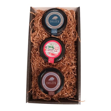 Lote navidad para empresas con tres patés variados de 110 gr