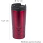 Vaso Termo aislante para llevar en color Rojo Vaso Termo aislante para llevar en color Rojo
