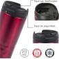 Vaso Termo aislante para llevar en color Rojo Vaso Termo aislante para llevar en color Rojo
