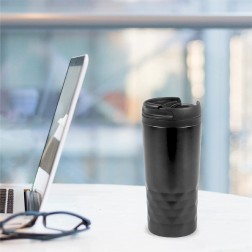 Vaso Termo  aislante para llevar en color Negro