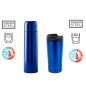 Lote con termo y vasos térmico azules para llevar. Lote con termo y vasos térmico azules para llevar.