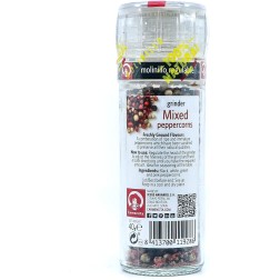 Mezcla de 4 Pimientas 40 Gr en Molinillo