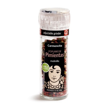 Mezcla de 4 Pimientas 40 Gr en Molinillo