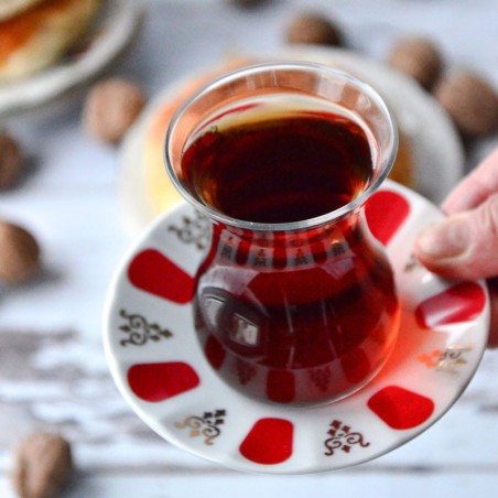 Cajita con sobres de  Té rojo