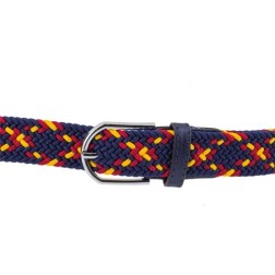 Cinturón de tipo elástico color Marino y bandera España