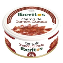 Crema de jamón curado lata 250 gr Iberitos
