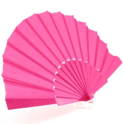 Abanico de Tela color Rosa