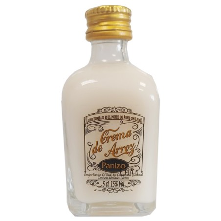 Licor miniatura arroz con leche 5 cl de Panizo regalo empresa