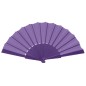 Abanico de tela Morado Abanico de tela Morado