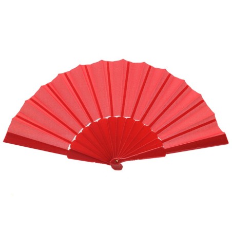 Abanico  de tela Rosa