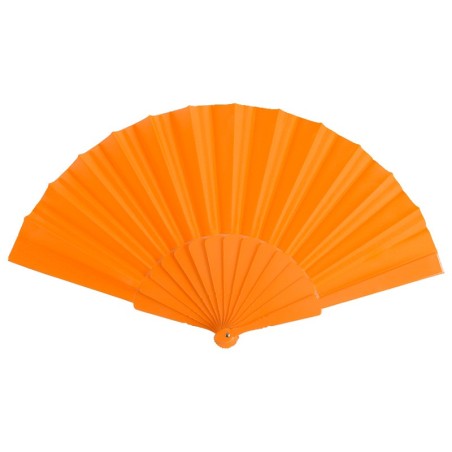 Abanico  de tela Naranja
