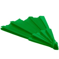Abanico de tela Verde